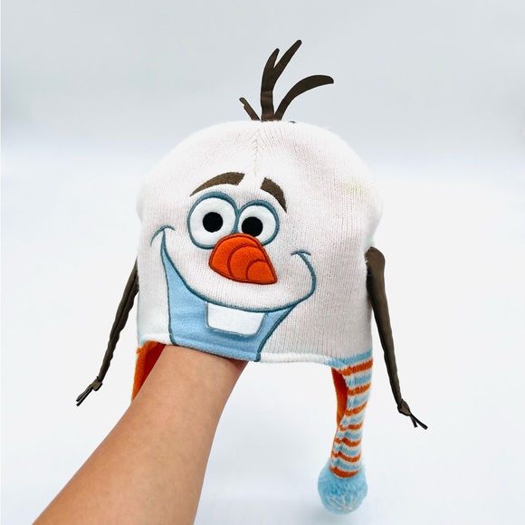 GUC Flipeez By ABG DIsney Frozen Olaf Knit Beanie Hat OS - Picture 8 of 14